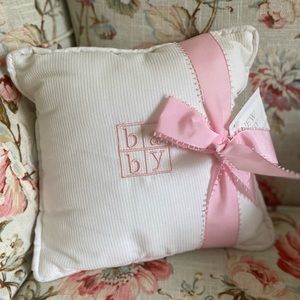 NEW - Shabby chic Baby Pink Pillow